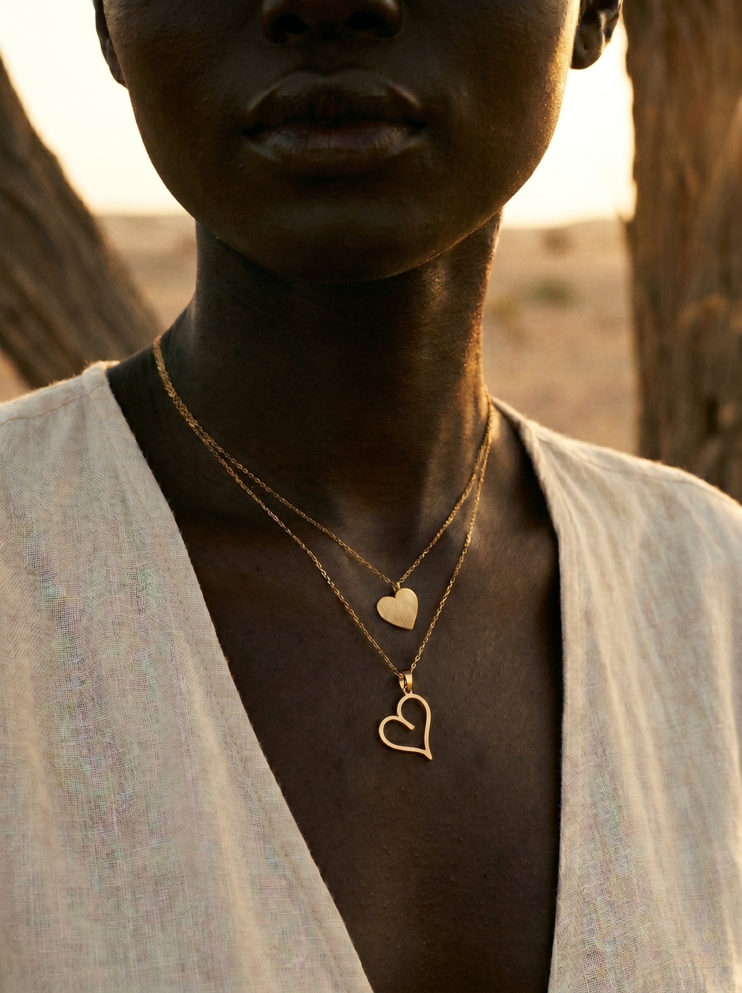 Duo de Colliers Cœur AYRAH